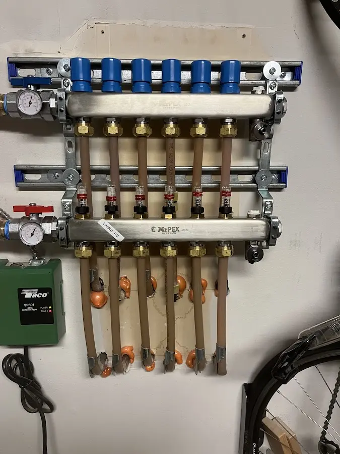 Plumber performing Gas Leak Detection at a residential property in Prichard